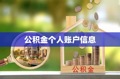 狮潭公积金个人账户信息