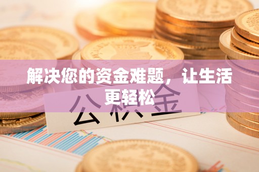 狮潭解决您的资金难题，让生活更轻松