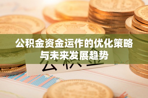 狮潭公积金资金运作的优化策略与未来发展趋势