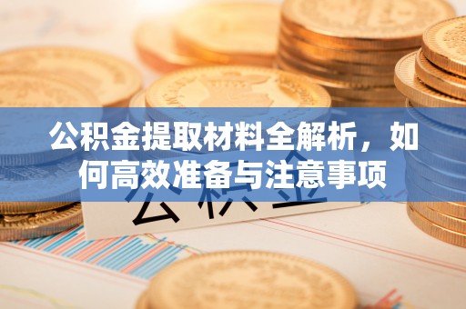 狮潭公积金提取材料全解析，如何高效准备与注意事项