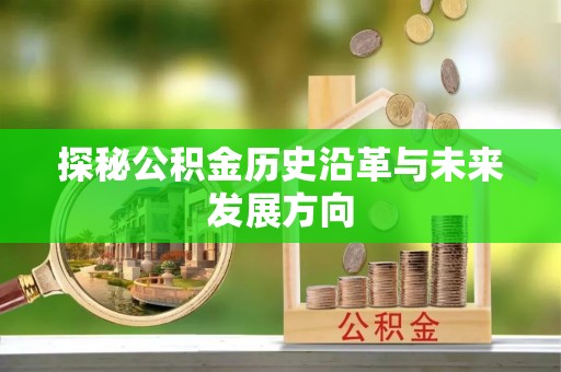 狮潭探秘公积金历史沿革与未来发展方向