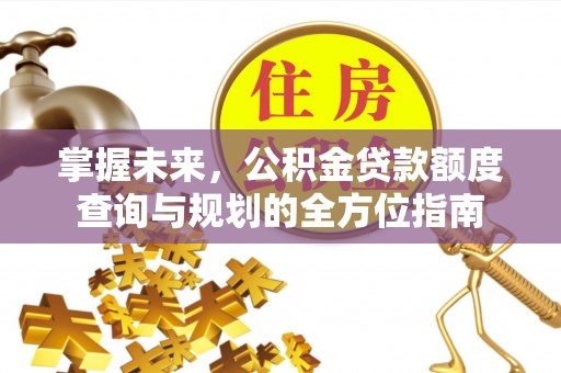 狮潭掌握未来，公积金贷款额度查询与规划的全方位指南