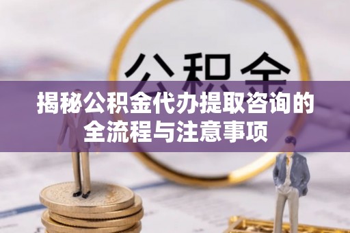 狮潭揭秘公积金代办提取咨询的全流程与注意事项