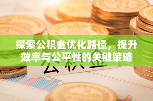 狮潭探索公积金优化路径，提升效率与公平性的关键策略