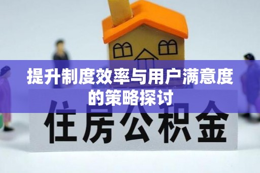 狮潭提升制度效率与用户满意度的策略探讨